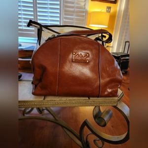 Patricia Nash leather handbag Congac